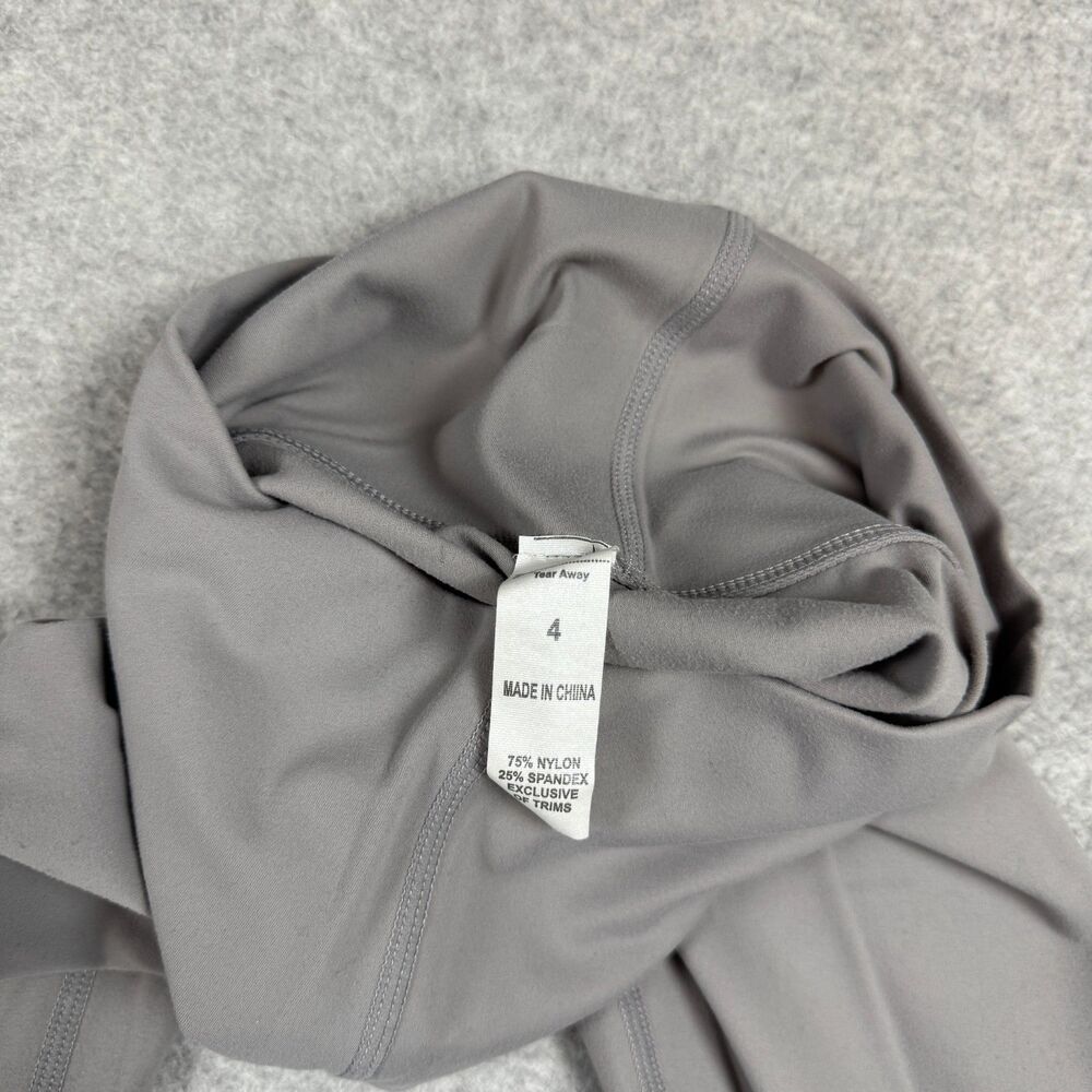 Women's Light Grey Athleticwear Leggings - Size 4 - Picture 3 of 7